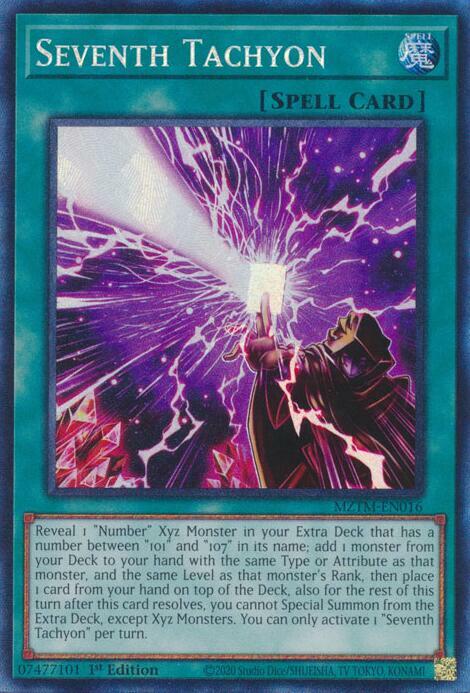 Seventh Tachyon Card Front