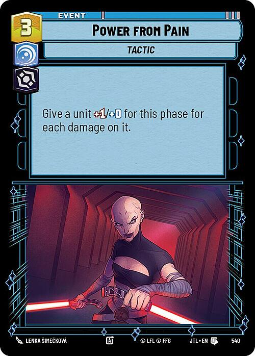 Power from Pain Card Front
