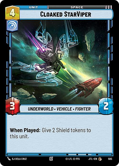 Cloaked StarViper Card Front