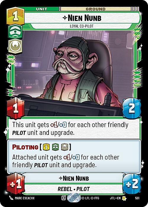 Nien Nunb - Loyal Co-Pilot Card Front