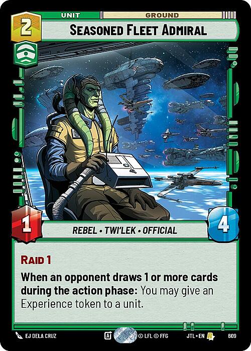 Seasoned Fleet Admiral Card Front