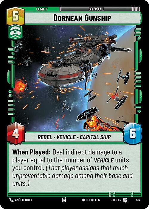 Dornean Gunship Card Front