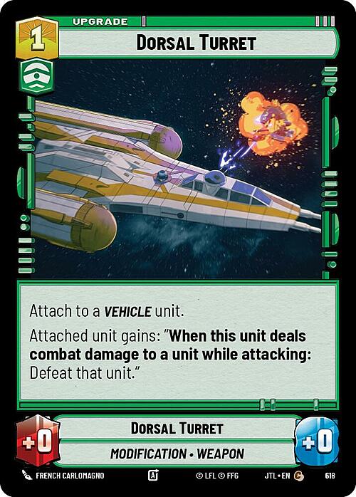 Dorsal Turret Card Front