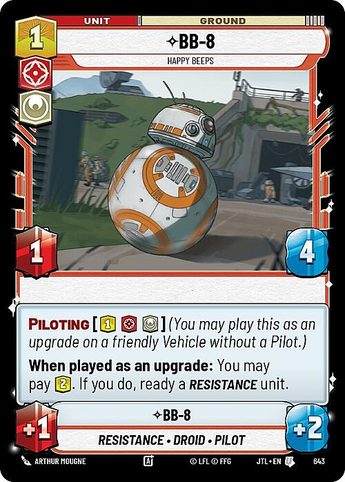 BB-8 - Happy Beeps Card Front