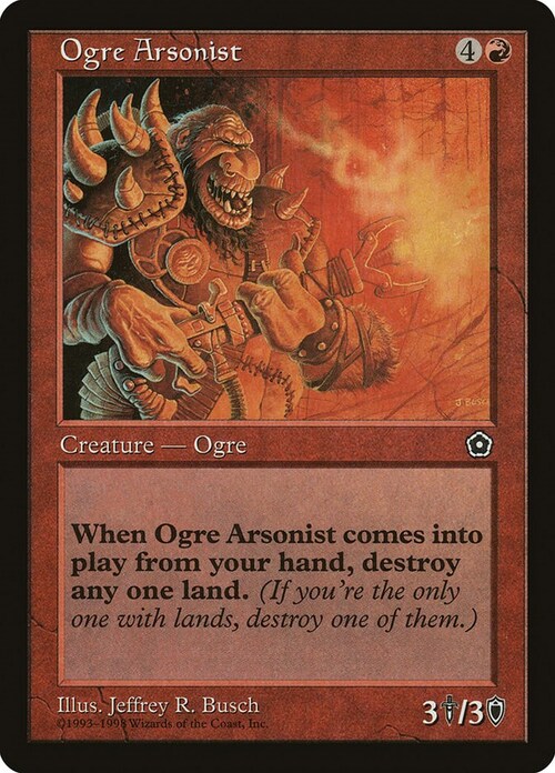 Ogre Arsonist Card Front