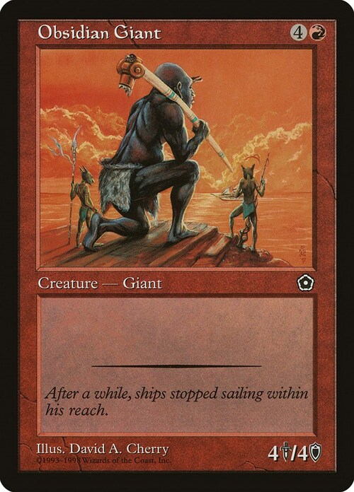 Obsidian Giant Card Front