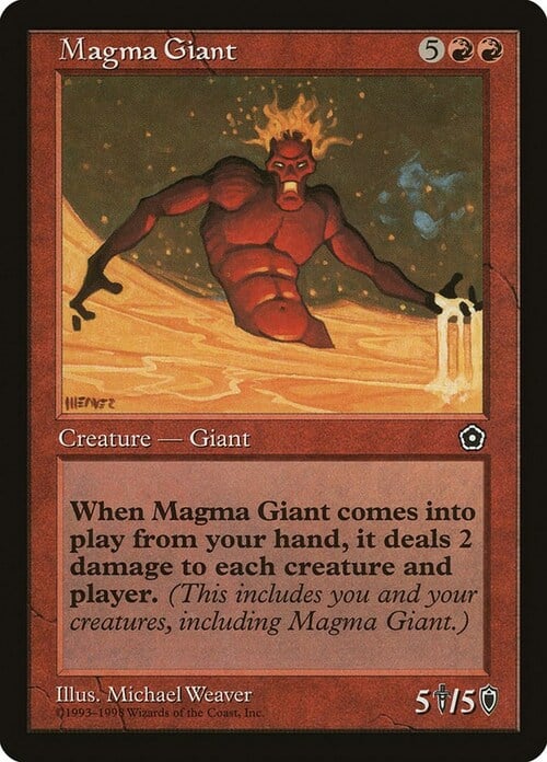 Gigante di Magma Card Front