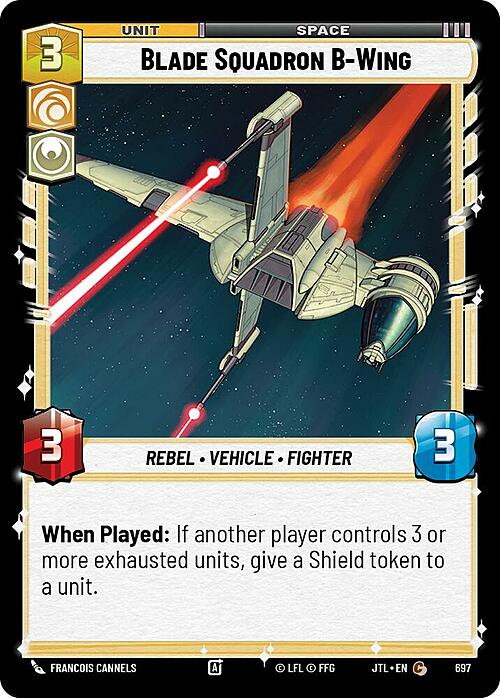 Blade Squadron B-Wing Card Front