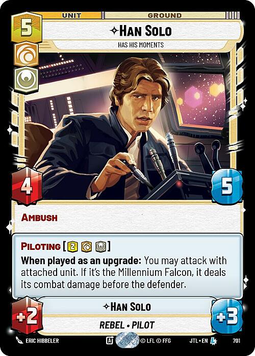 Han Solo - Has His Moments Card Front