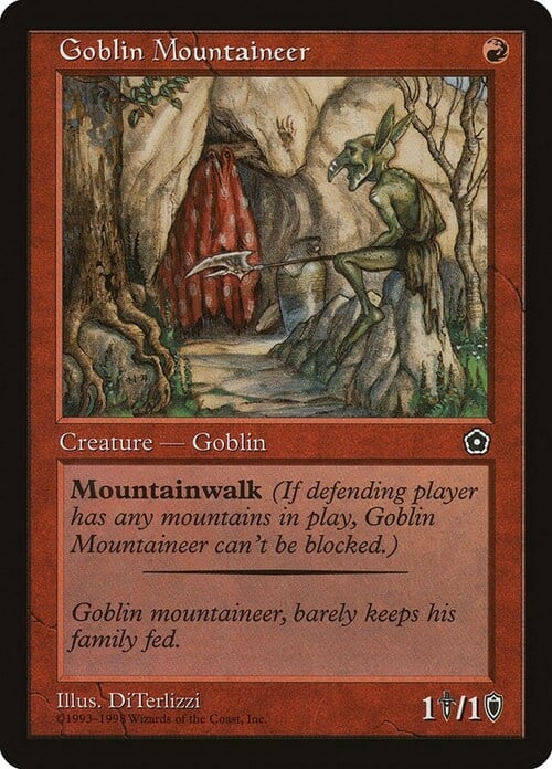 Goblin Mountaineer Card Front