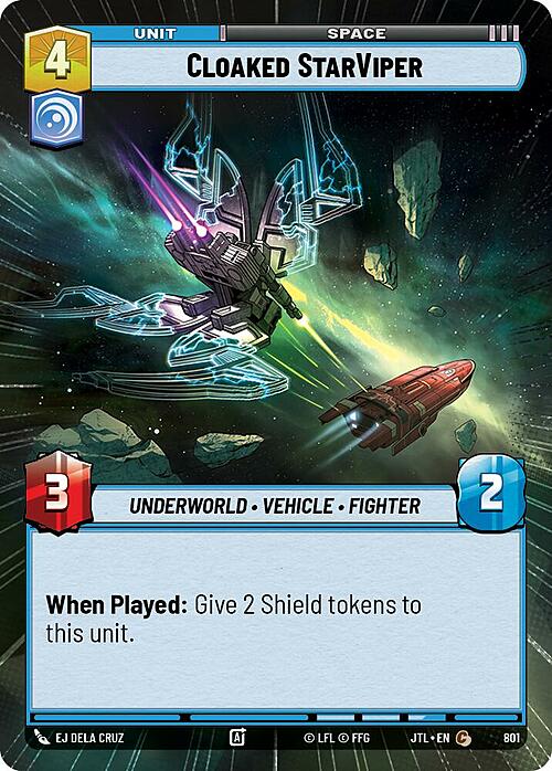 Cloaked StarViper Card Front