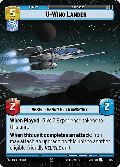 U-Wing Lander Card Front