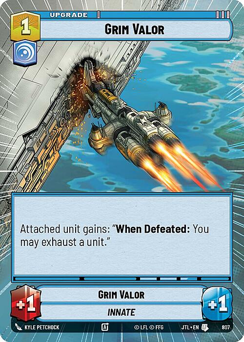 Grim Valor Card Front