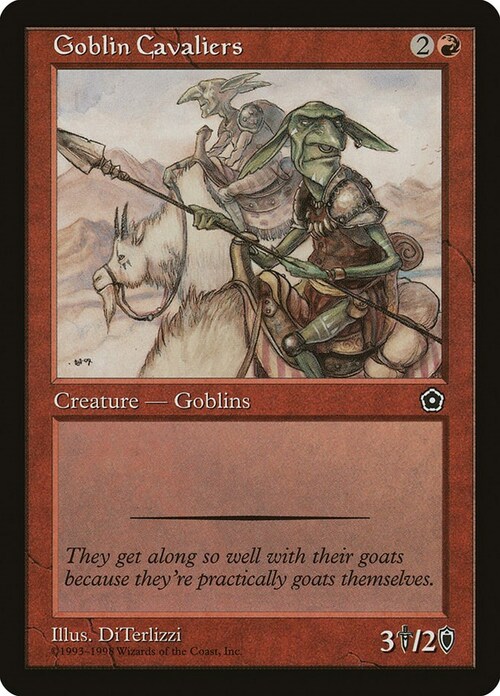 Cavalleggeri Goblin Card Front