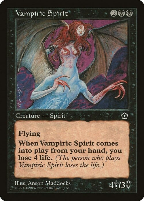 Vampiric Spirit Card Front