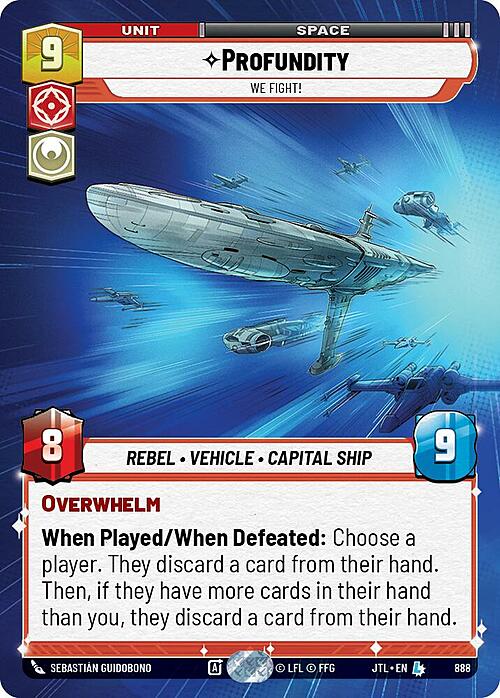 Profundity - We Fight! Card Front