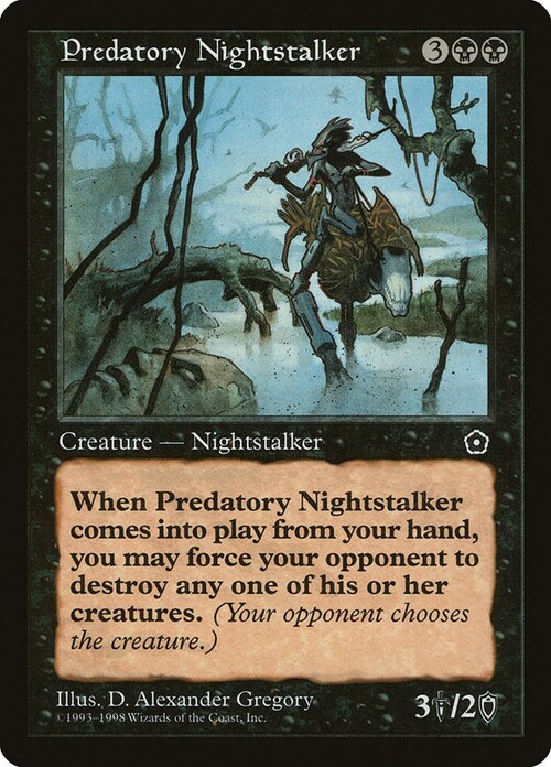 Predatory Nightstalker Card Front