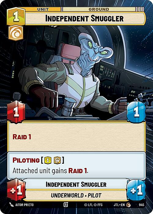 Independent Smuggler Card Front