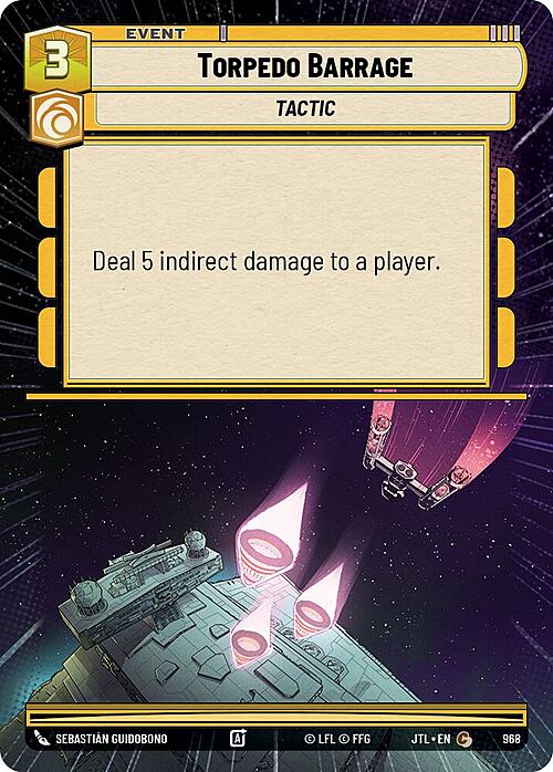 Torpedo Barrage Card Front