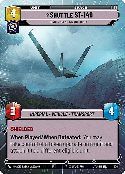 Shuttle ST-149 - Under Krennic's Authority Card Front