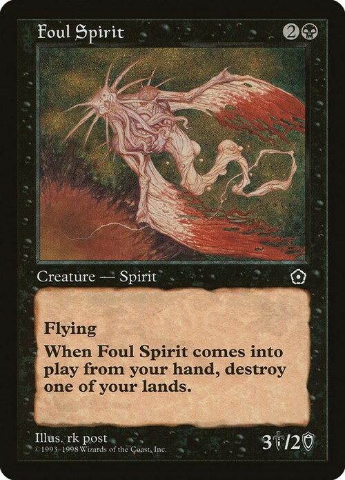 Foul Spirit Card Front