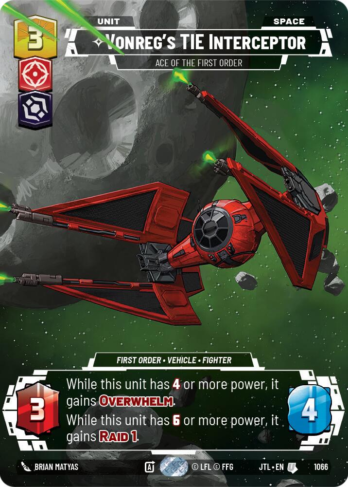 Vonreg's TIE Interceptor Ace of the First Order Jump to