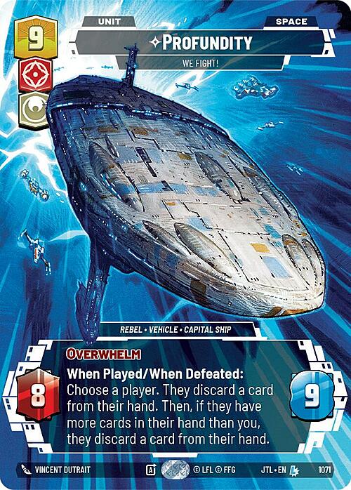 Profundity - We Fight! Card Front