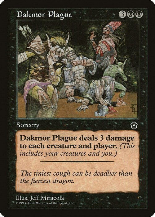 Dakmor Plague Card Front