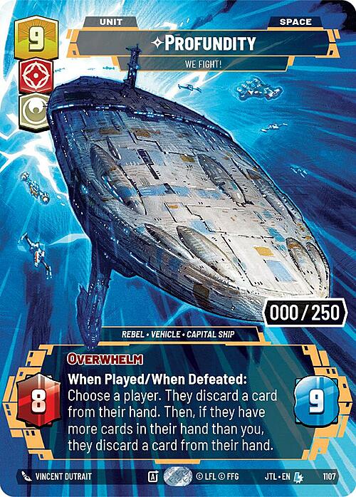 Profundity - We Fight! Card Front