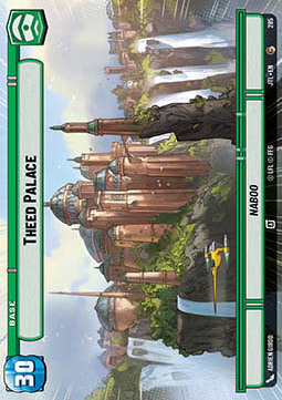 Theed Palace // X-Wing Card Front