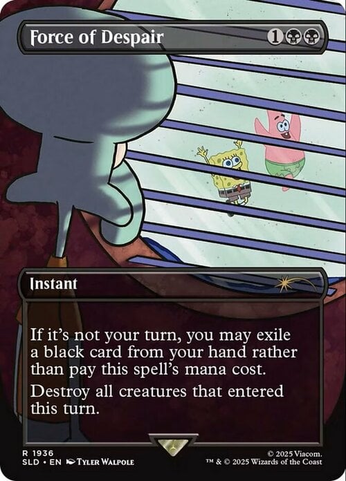 Force of Despair Card Front