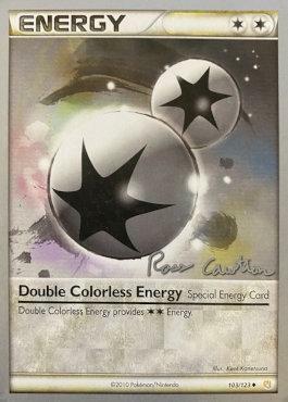 Double Colorless Energy Card Front