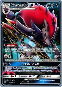 Zorua Card Front