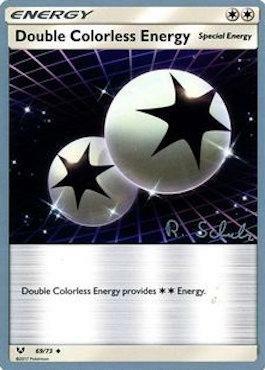 Double Colorless Energy Card Front