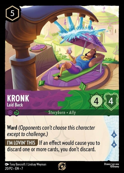 Kronk - Laid Back Card Front