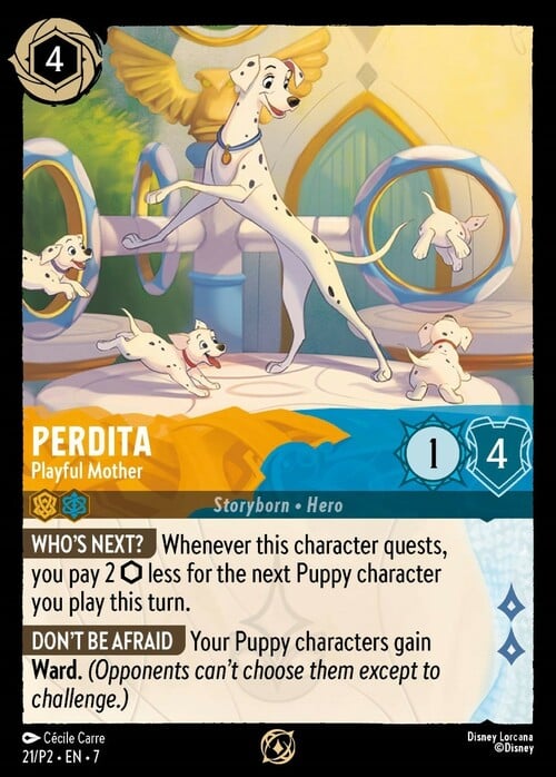 Perdita - Playful Mother Card Front