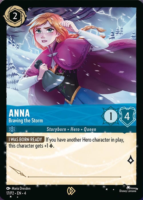 Anna - Braving the Storm Card Front