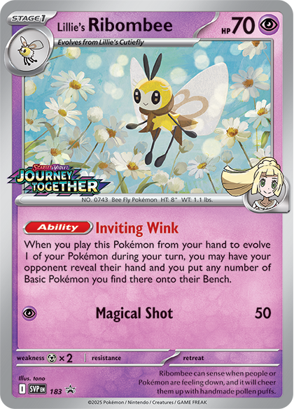 Lillie's Ribombee Card Front