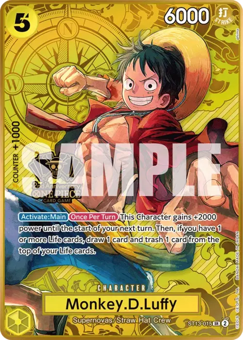 Monkey.D.Luffy Card Front