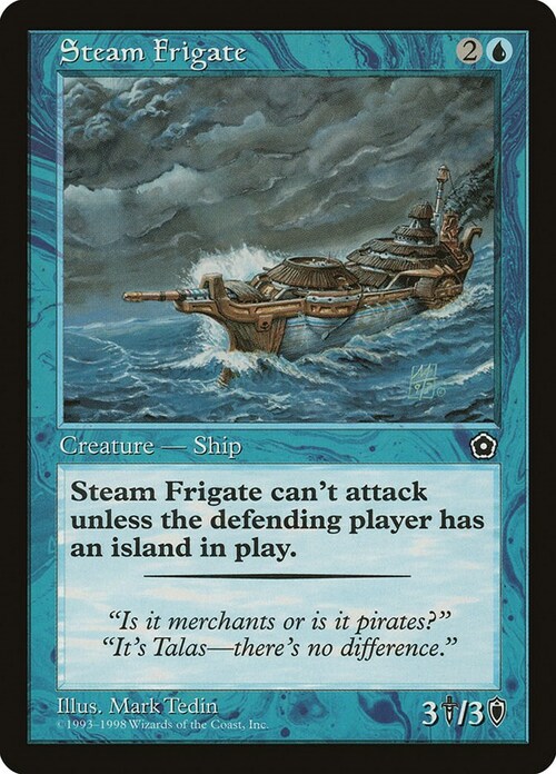 Steam Frigate Card Front