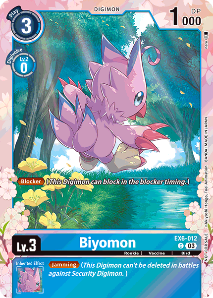 Biyomon Card Front