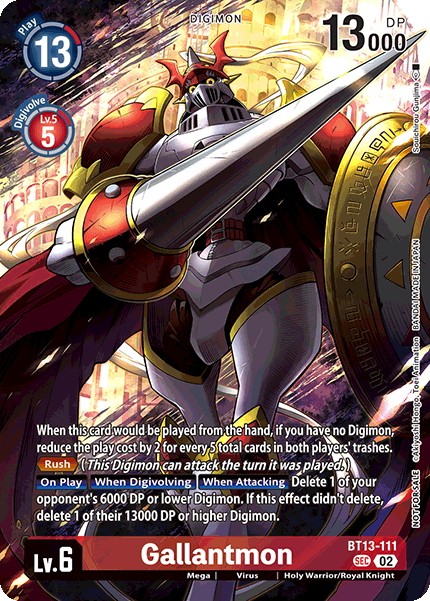 Gallantmon Card Front