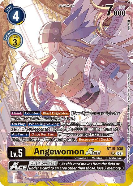 Angewomon Ace Card Front