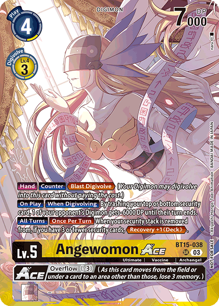 Angewomon Ace Card Front