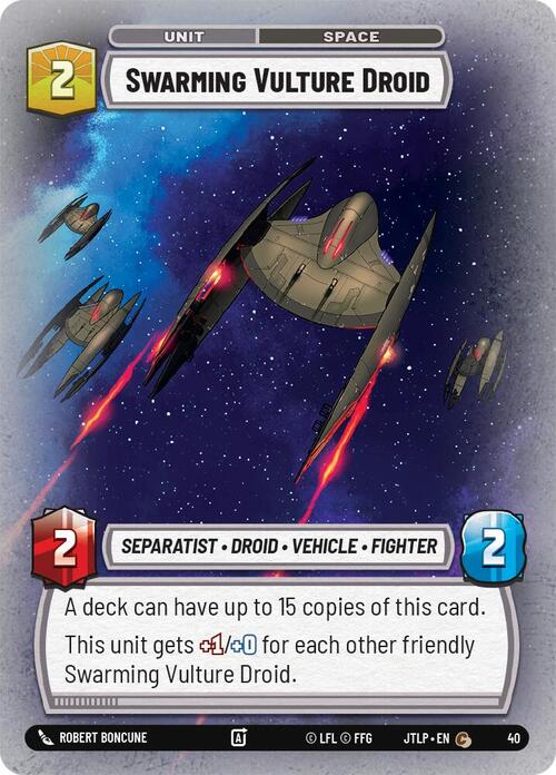 Swarming Vulture Droid Card Front