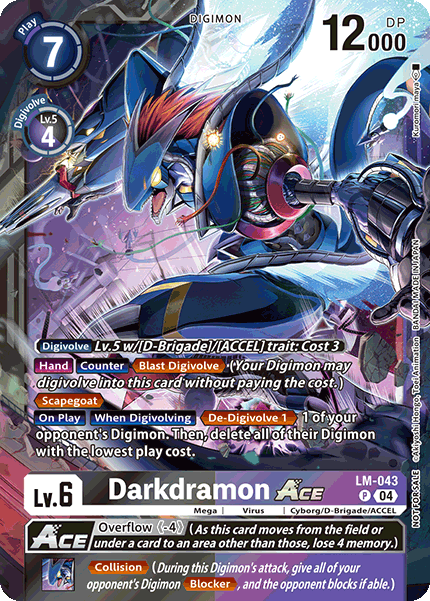 Darkdramon Ace Card Front