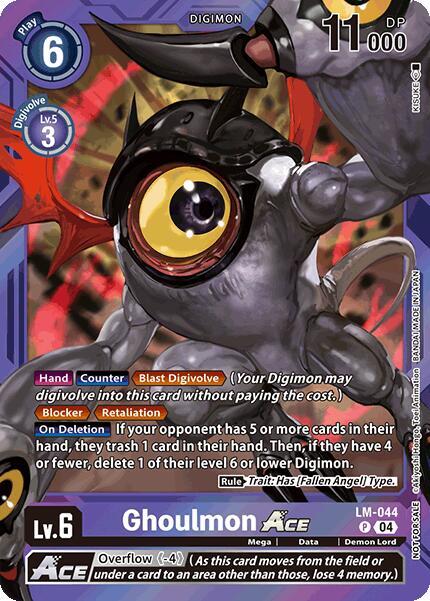Ghoulmon Ace Card Front
