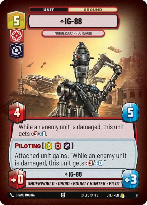 IG-88, Murderous Phlutdroid Card Front