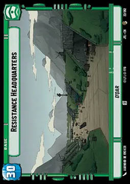 Resistance Headquarters // X-Wing Card Front