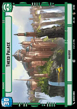 Theed Palace // X-Wing Card Front